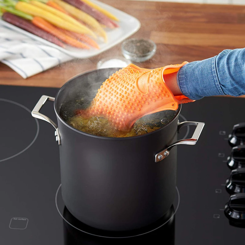 BBQ Silicone Grilling Gloves B - đánh giá và giá Oven Mitt Silicone